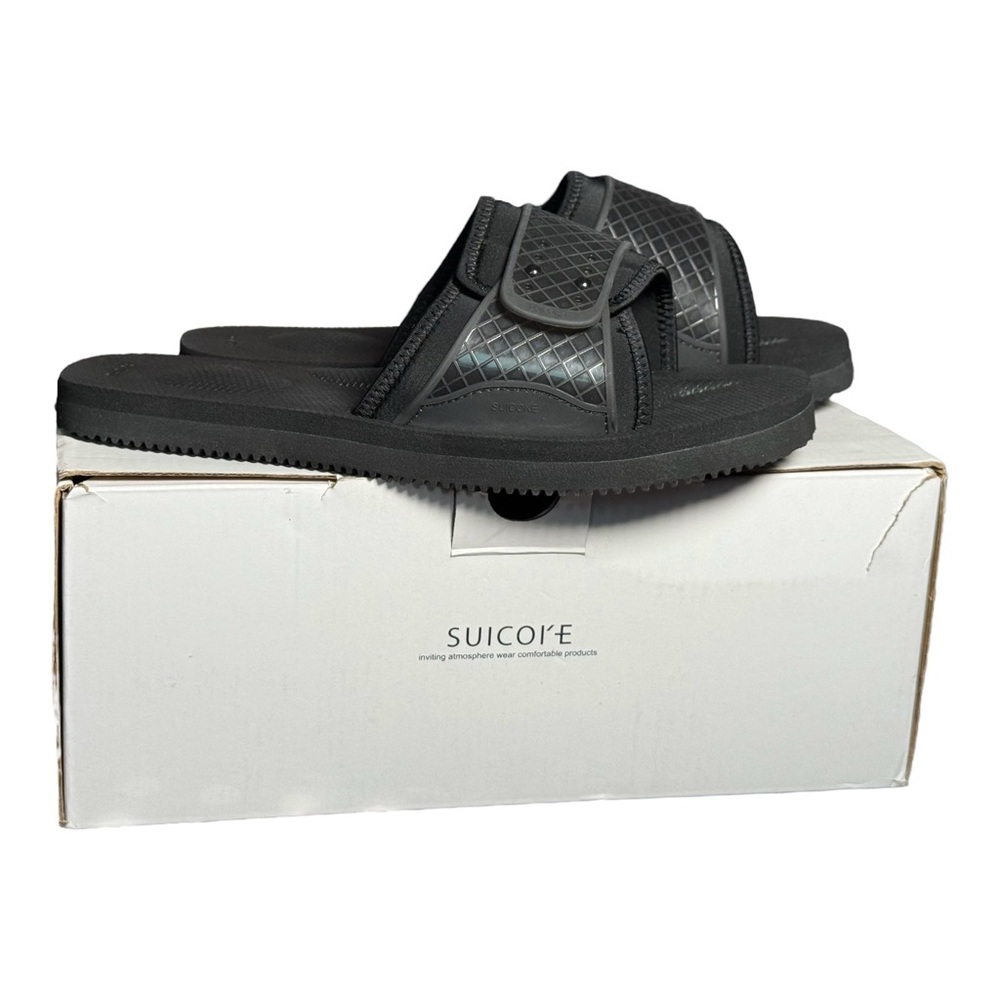 Suicoke OG-100/SIV Slides Sandals Black men Size 8 | Women Size 9.5